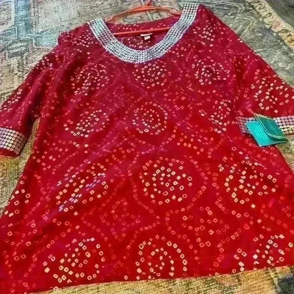 Calypso for Target woven tunic - Picture 4 of 7